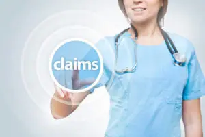 Claims / Healthcare concept (Click for more) doctor's liability insurance concept